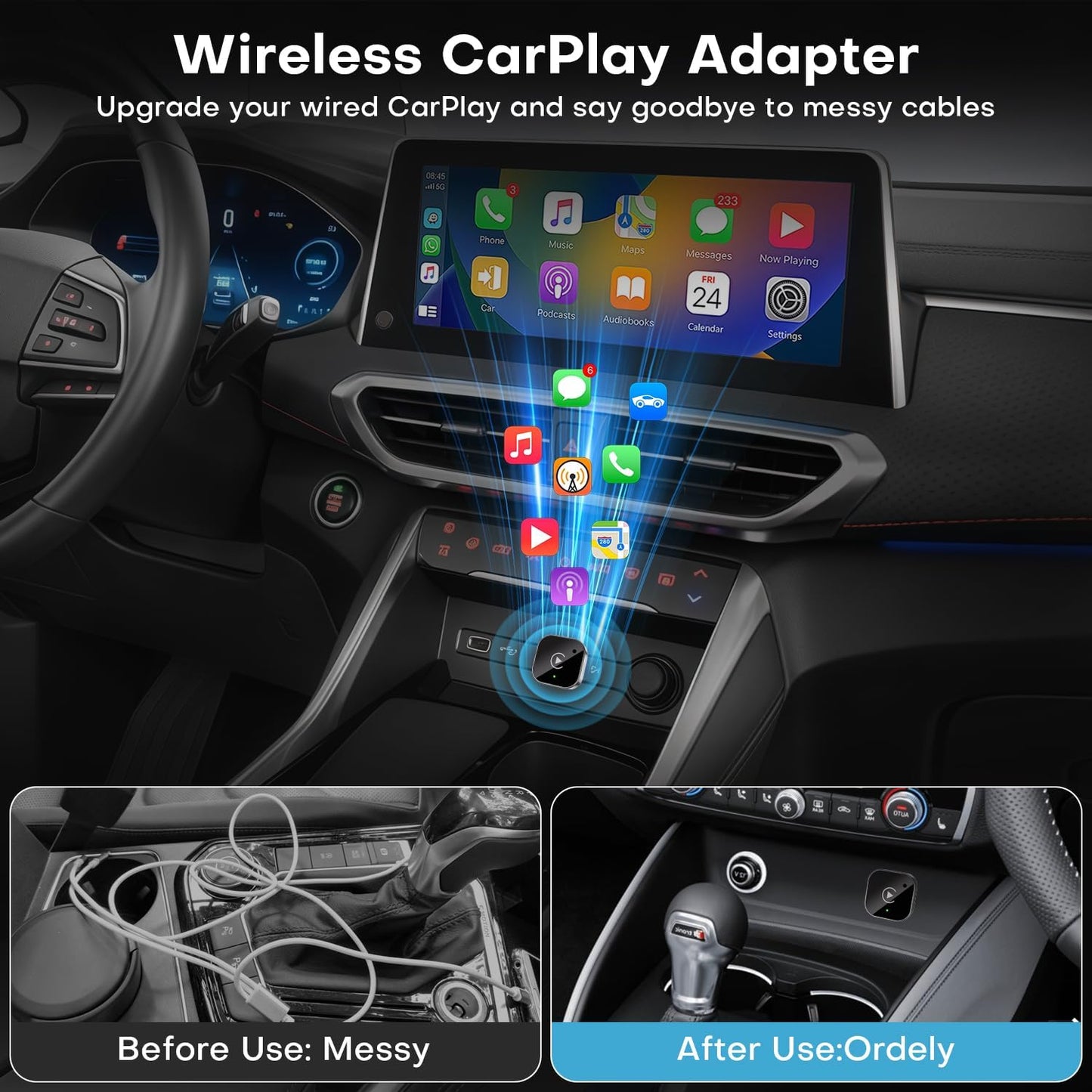 Wireless CarPlay Auto Adapter