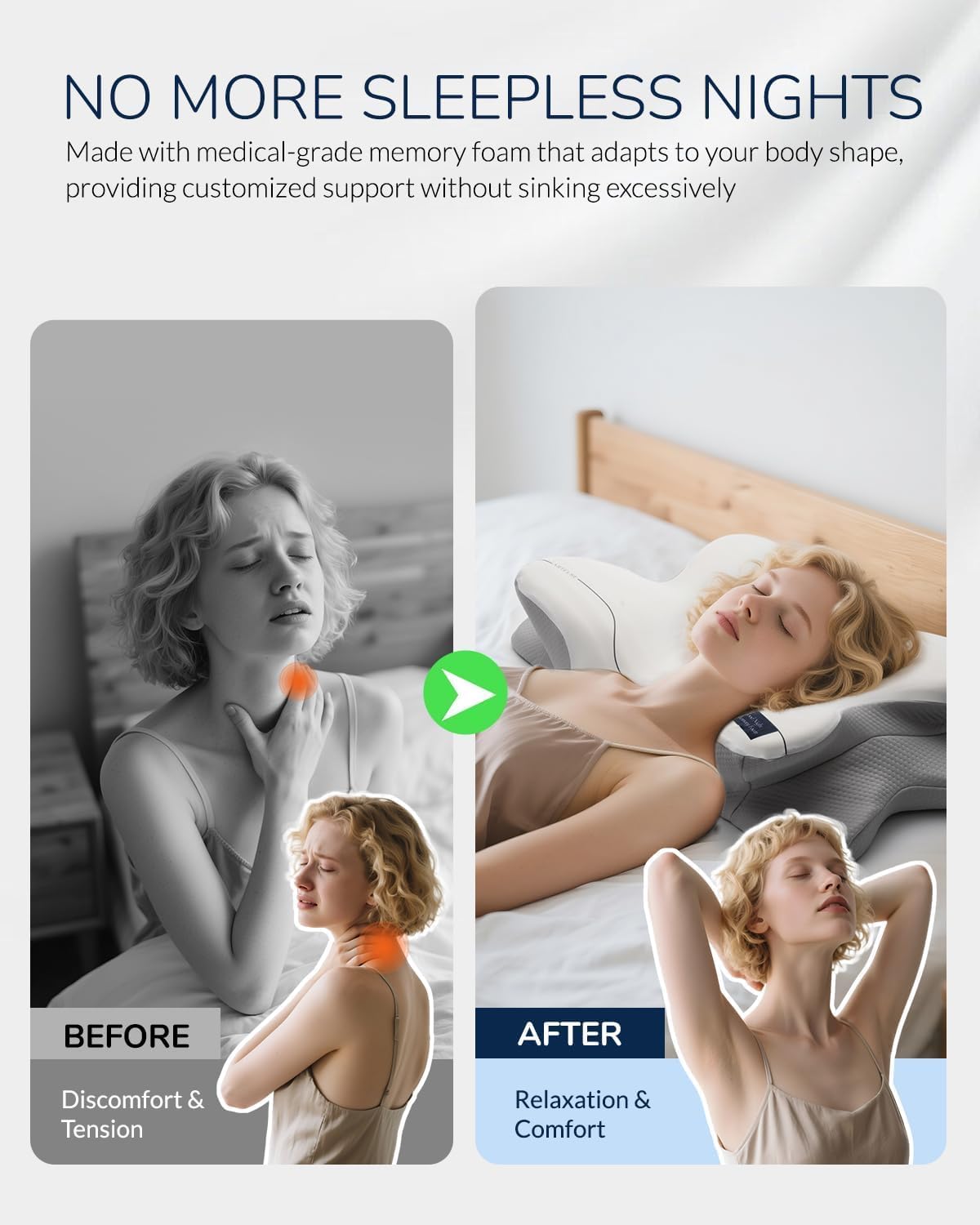 Cervical Neck Pillow