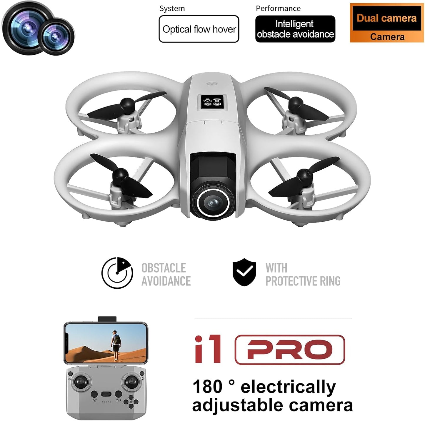 Drone with HD Camera for Adults